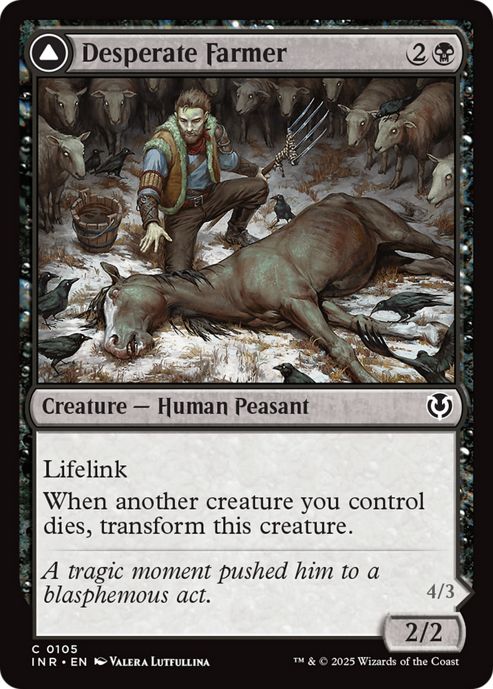 Desperate Farmer // Depraved Harvester (INR-105) - Innistrad Remastered