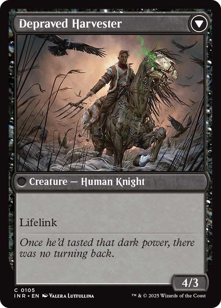Desperate Farmer // Depraved Harvester (INR-105) - Innistrad Remastered