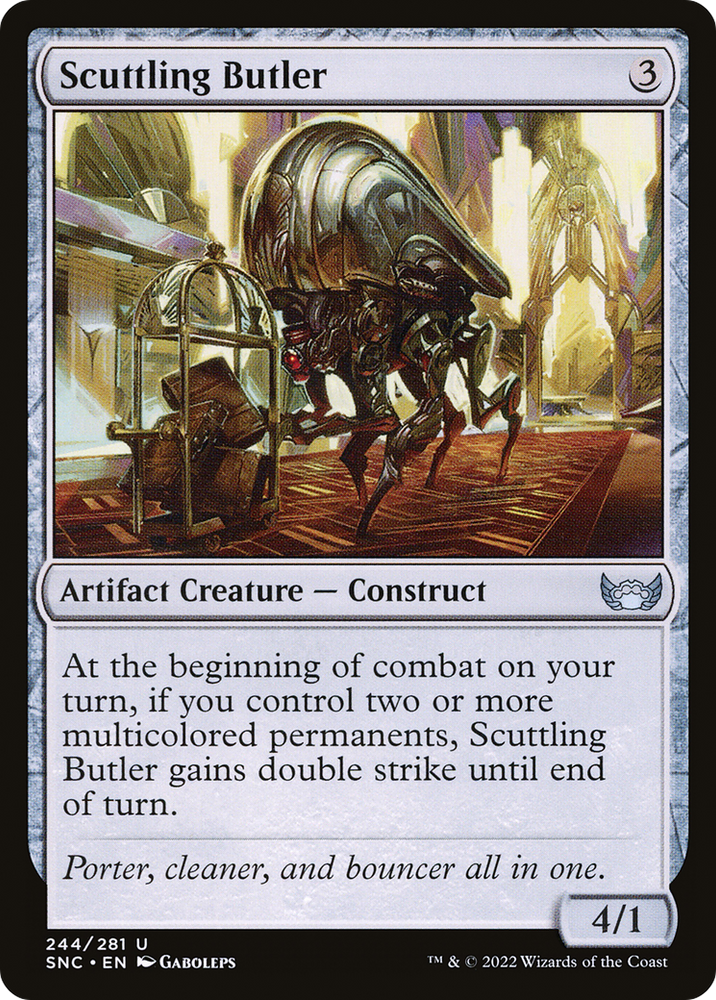 Scuttling Butler (SNC-244) - Streets of New Capenna Foil