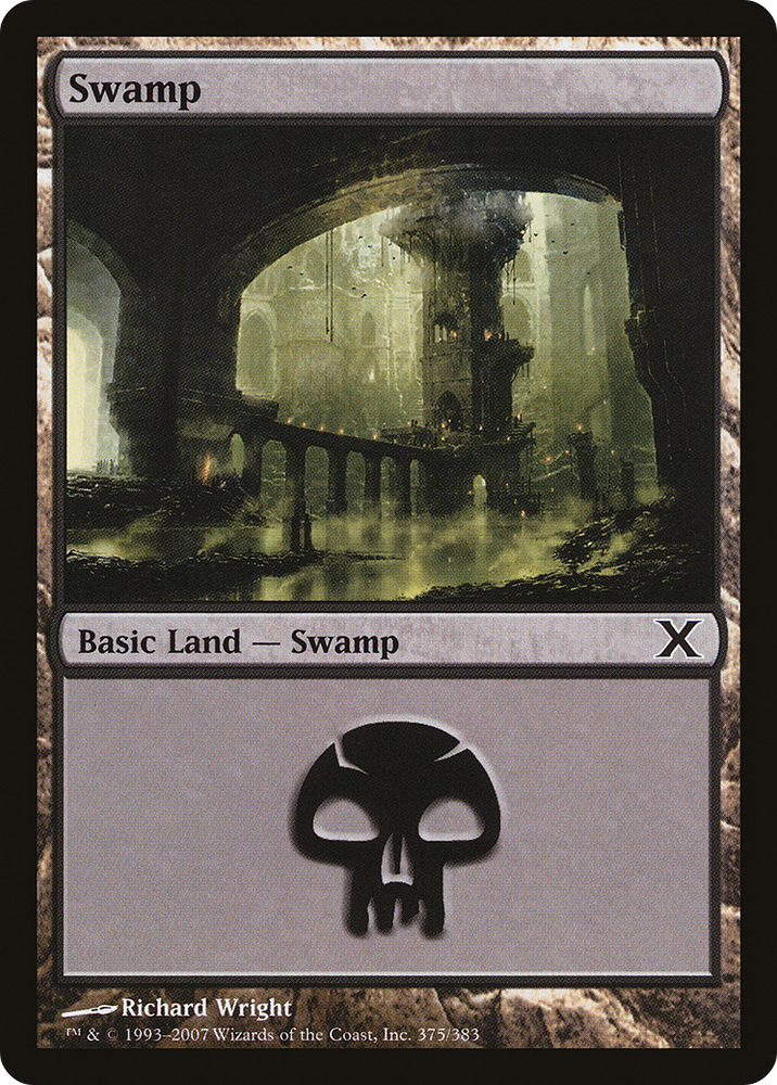 Swamp (375) (10E-375) - Tenth Edition