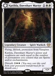 Katilda, Dawnhart Martyr (VOW-021) - Innistrad: Crimson Vow: (Double Faced Transform)