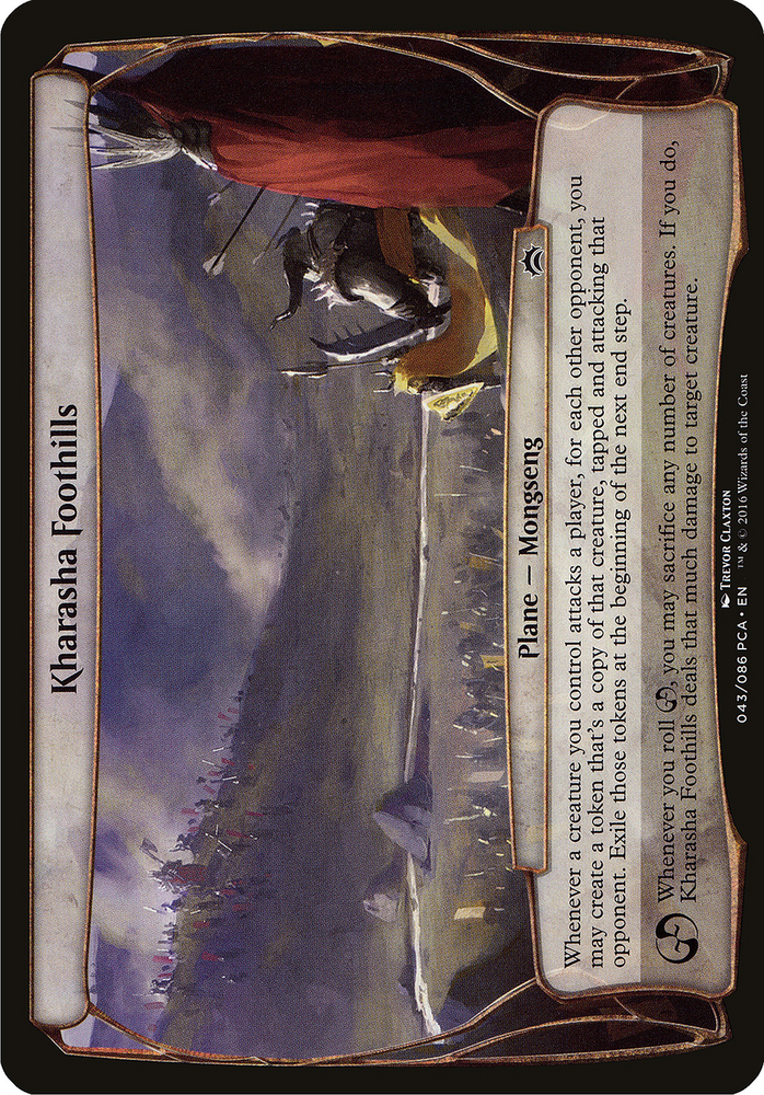 Kharasha Foothills (Planechase Anthology) (OVER-043) - Planechase Anthology Planes