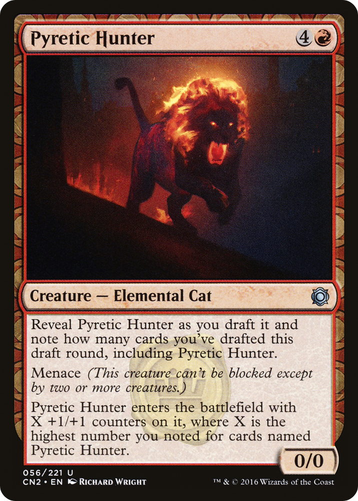 Pyretic Hunter (CN2-056) - Conspiracy: Take the Crown: (draft) Foil