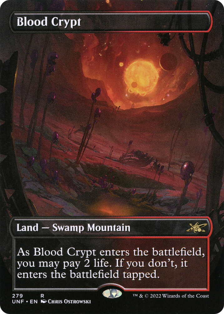 Blood Crypt (Borderless) (UNF-279) - Unfinity (Borderless) Foil