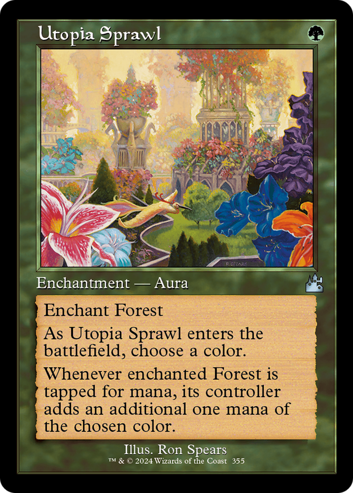 Utopia Sprawl (Retro Frame) (RVR-355) - Ravnica Remastered Foil