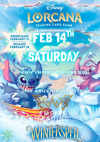 Pre-release Lorcana Winterspell Event 14th February