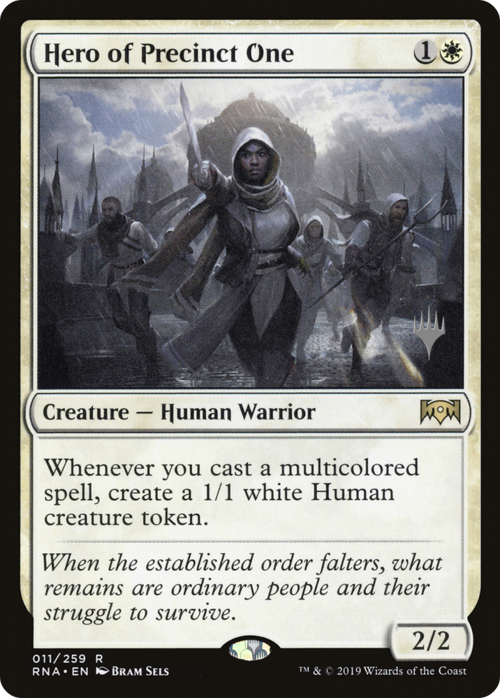 Hero of Precinct One (PPELD-11P) - Ravnica Allegiance Promos Foil