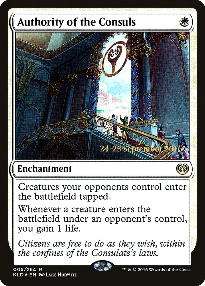 Authority of the Consuls (PRE-05S) - Kaladesh Promos Foil