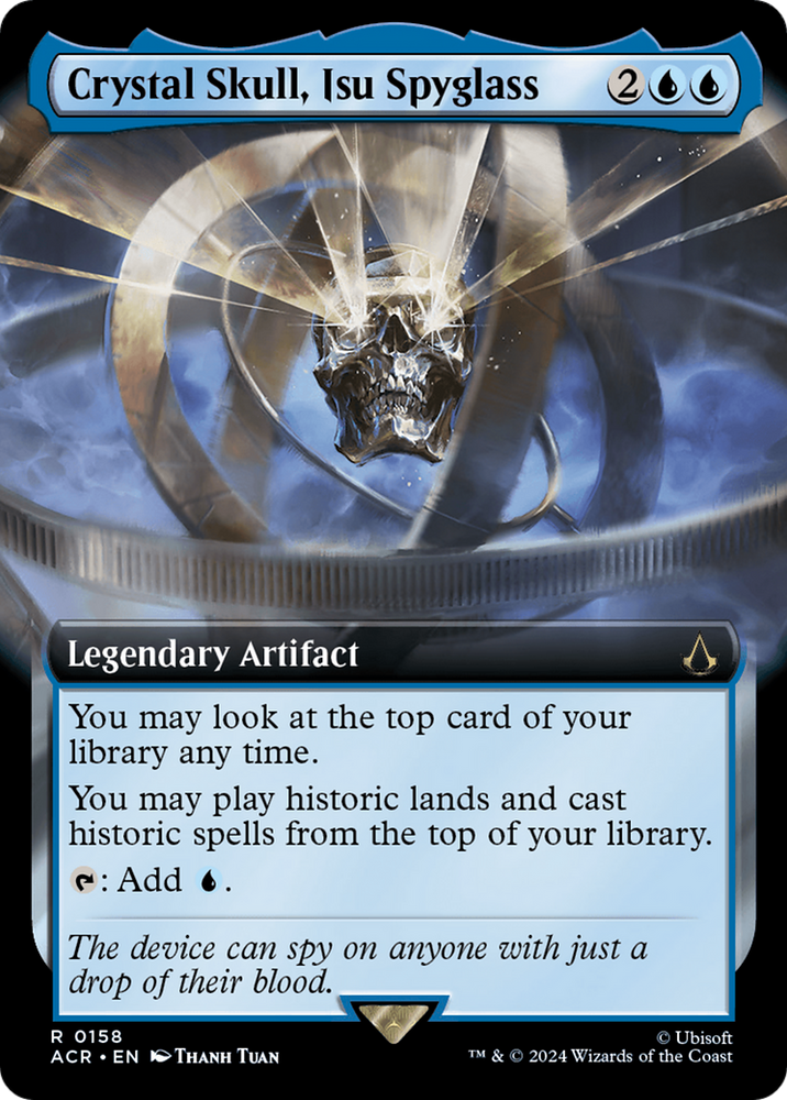 Crystal Skull, Isu Spyglass (Extended Art) (ACR-158) - Assassin's Creed: (Extended Art) Foil