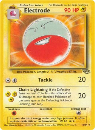 Electrode (18) 018/64  - Unlimited Jungle - Rare