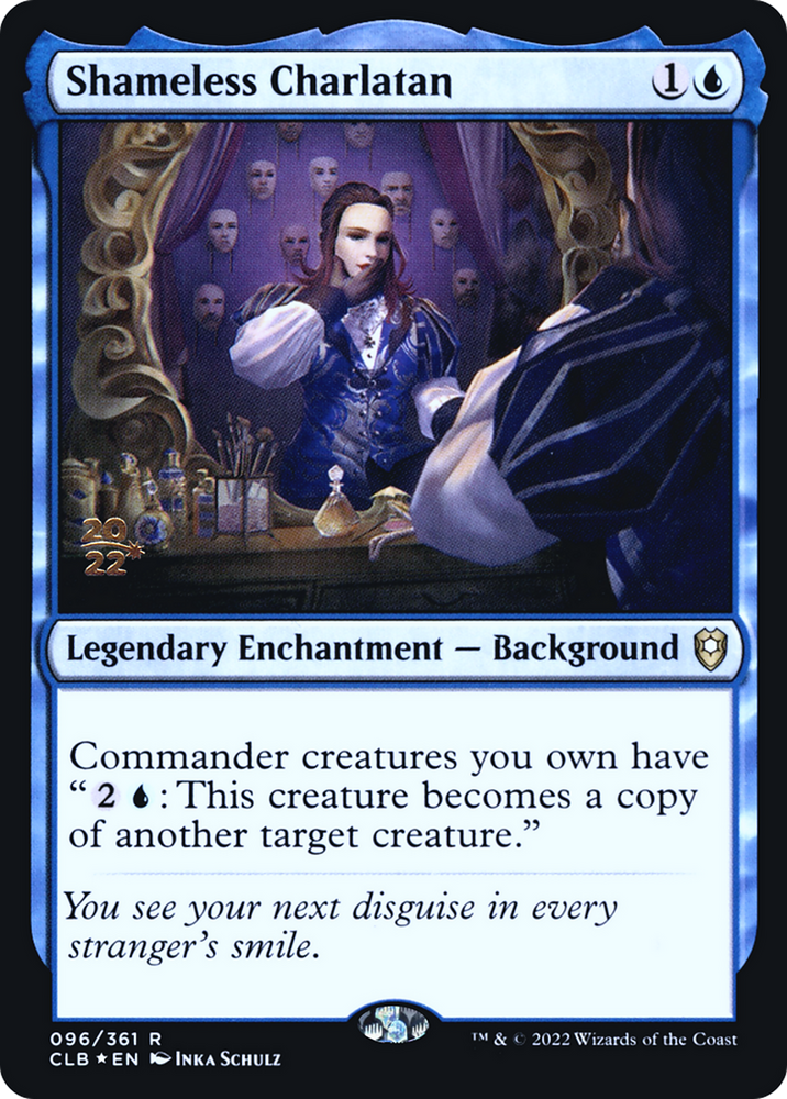 Shameless Charlatan (PRE-96S) - Battle for Baldur's Gate Promos Foil