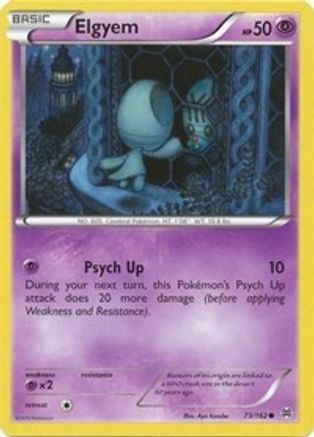 Elgyem 073/162  XY  BREAKthrough - Common