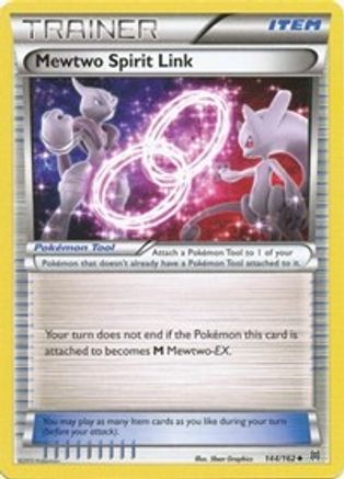 Mewtwo Spirit Link 144/162  - Reverse Holofoil XY  BREAKthrough - Uncommon