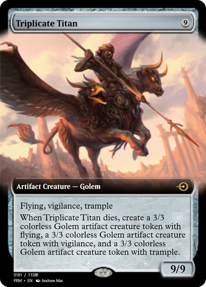 Triplicate Titan (PRM-90334) - Magic Online Promos