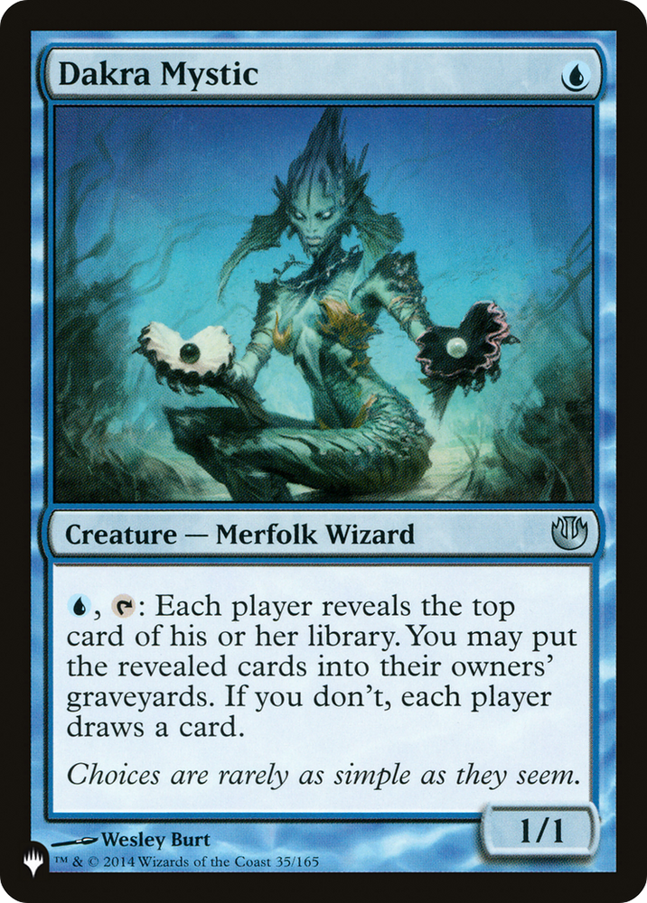 Dakra Mystic (LIST-JOU-35) - The List