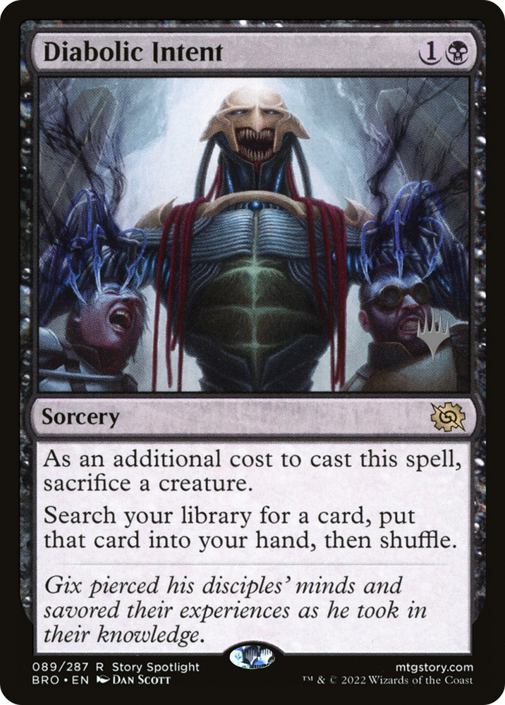 Diabolic Intent (PPBRO-089) - The Brothers' War Promos