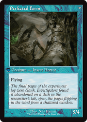Aberrant Researcher // Perfected Form (INR-052) - Innistrad Remastered Foil