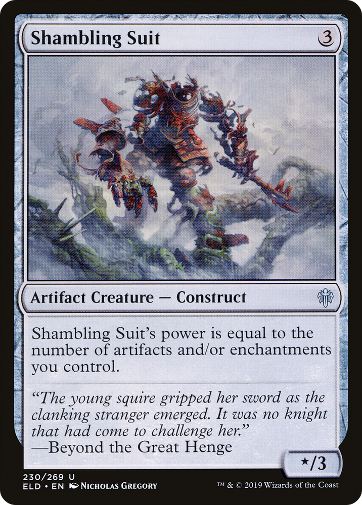 Shambling Suit (ELD-230) - Throne of Eldraine