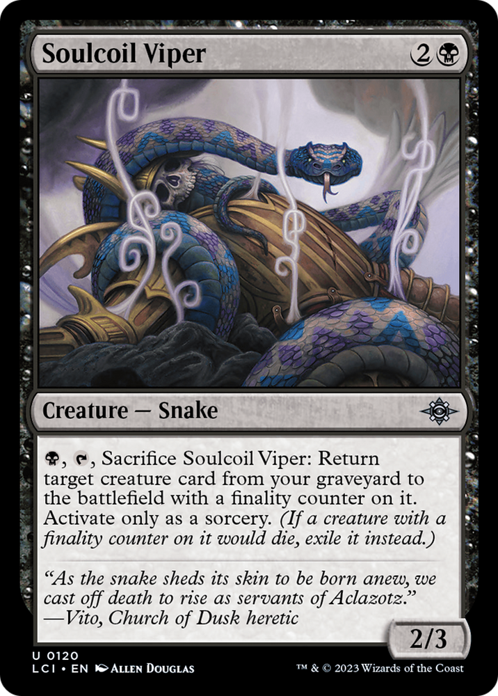 Soulcoil Viper (LCI-120) - The Lost Caverns of Ixalan Foil