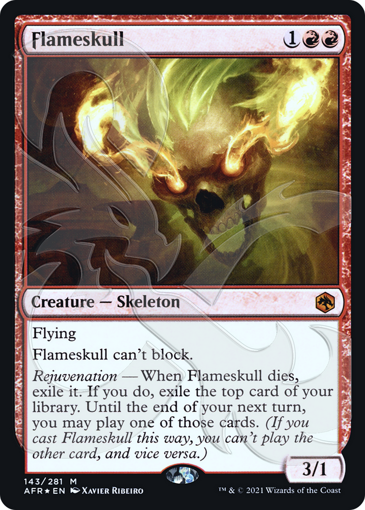 Flameskull (AFR&-143) - Adventures in the Forgotten Realms Promos Foil