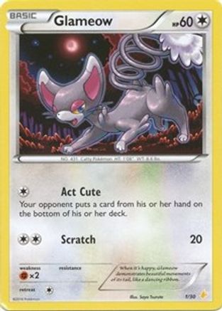 Glameow (27) 027  XY Trainer Kit Pikachu Libre & Suicune - Common