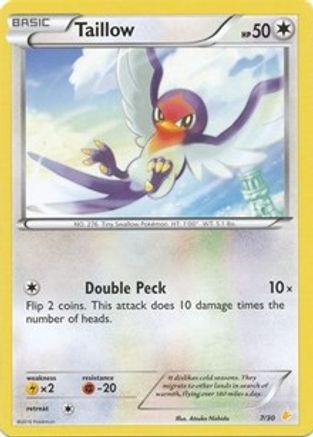 Taillow 007  XY Trainer Kit Pikachu Libre & Suicune - Common