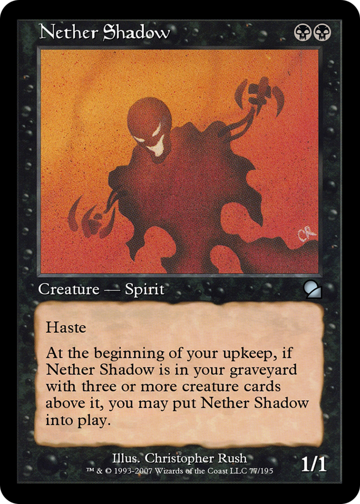 Nether Shadow (ME1-077) - Masters Edition Foil