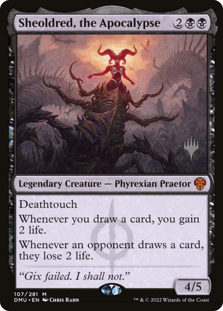 Sheoldred, the Apocalypse (PPDMU-107P) - Dominaria United Promos