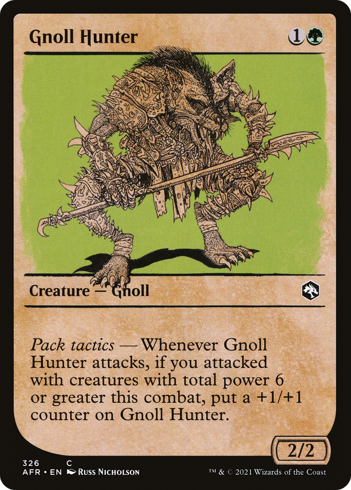 Gnoll Hunter (Showcase) (AFR-326) - Adventures in the Forgotten Realms: (Showcase)
