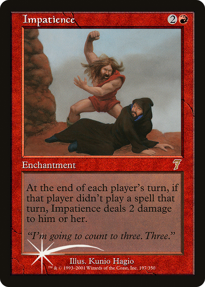 Impatience (7ED-197★) - Seventh Edition Foil
