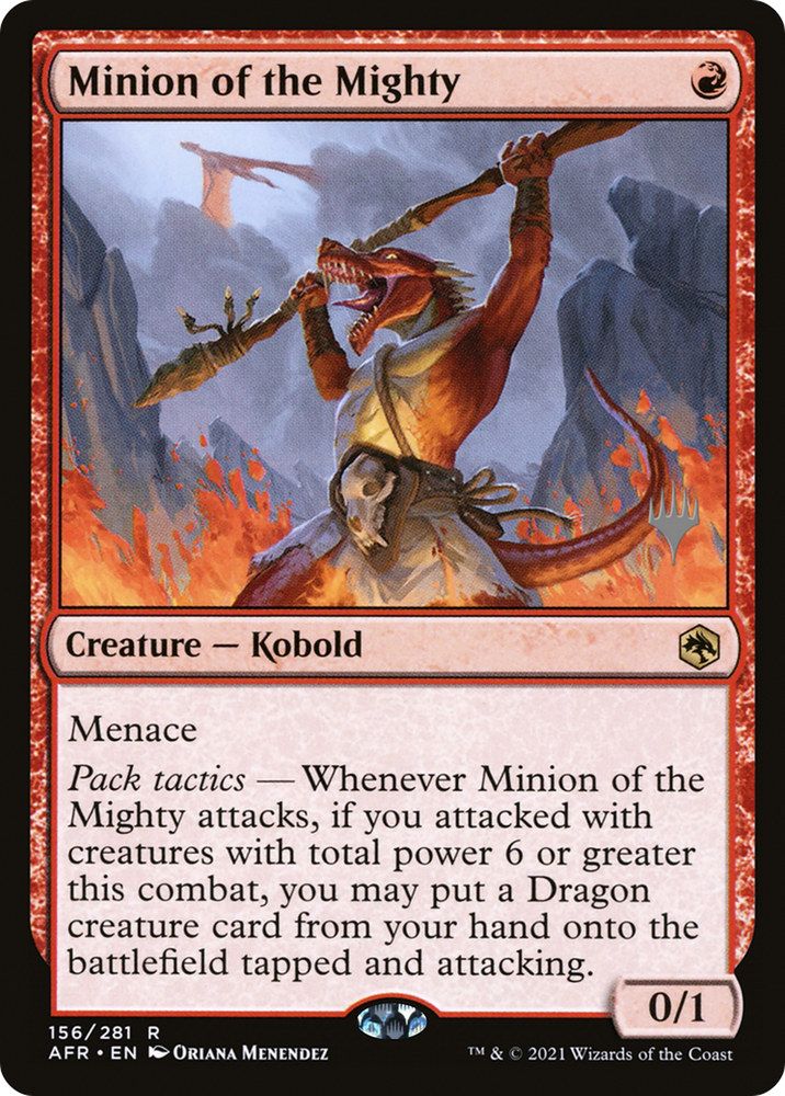 Minion of the Mighty (PPAFR-156P) - Adventures in the Forgotten Realms Promos Foil