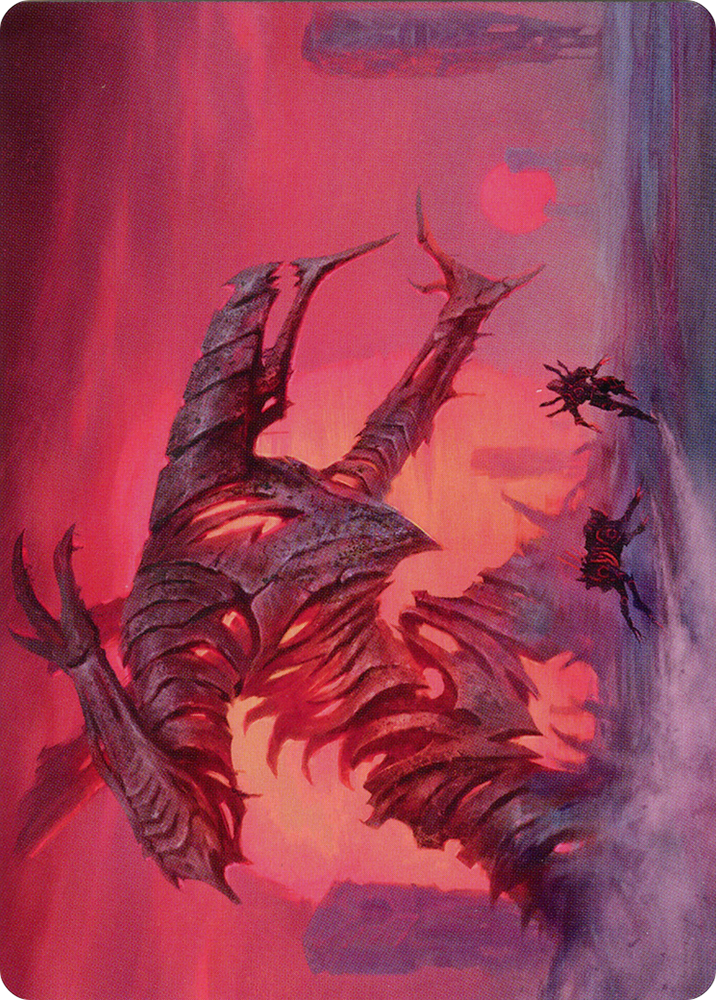 Red Sun's Twilight // Red Sun's Twilight (AONE-033) - Phyrexia: All Will Be One Art Series (Borderless)