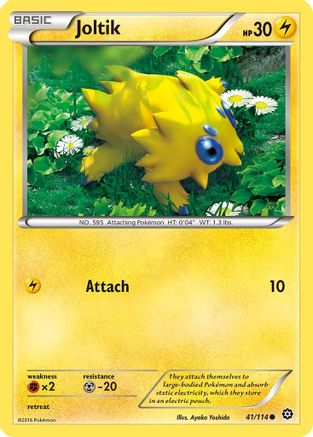 Joltik 041/114  - Reverse Holofoil XY  Steam Siege - Common