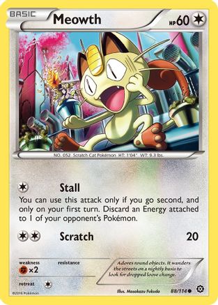Meowth 088/114  XY  Steam Siege - Common