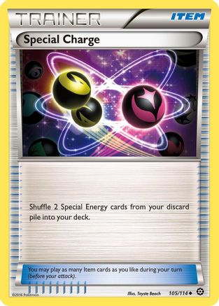 Special Charge 105/114  - Reverse Holofoil XY  Steam Siege - Uncommon