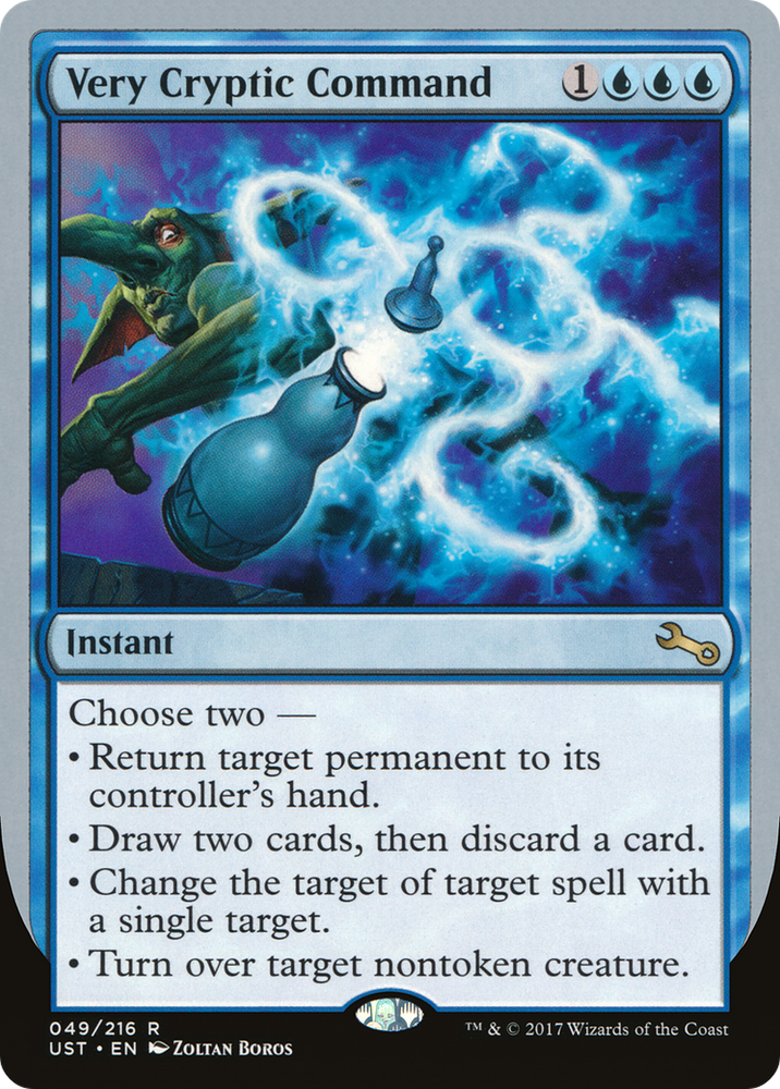 Very Cryptic Command (D) (UST-49D) - Unstable
