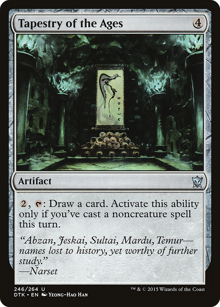 Tapestry of the Ages (DTK-246) - Dragons of Tarkir Foil