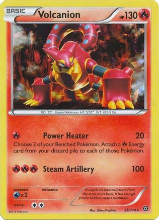 Volcanion 025/114  - Holofoil Deck Exclusives - Holo Rare