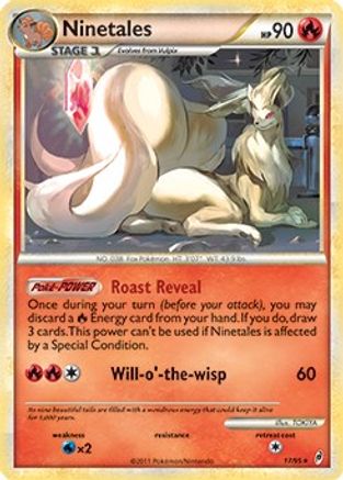 Ninetales 017/095  Deck Exclusives - Rare