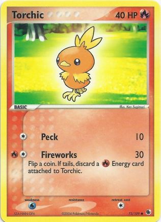 Torchic 073  EX Battle Stadium - Common