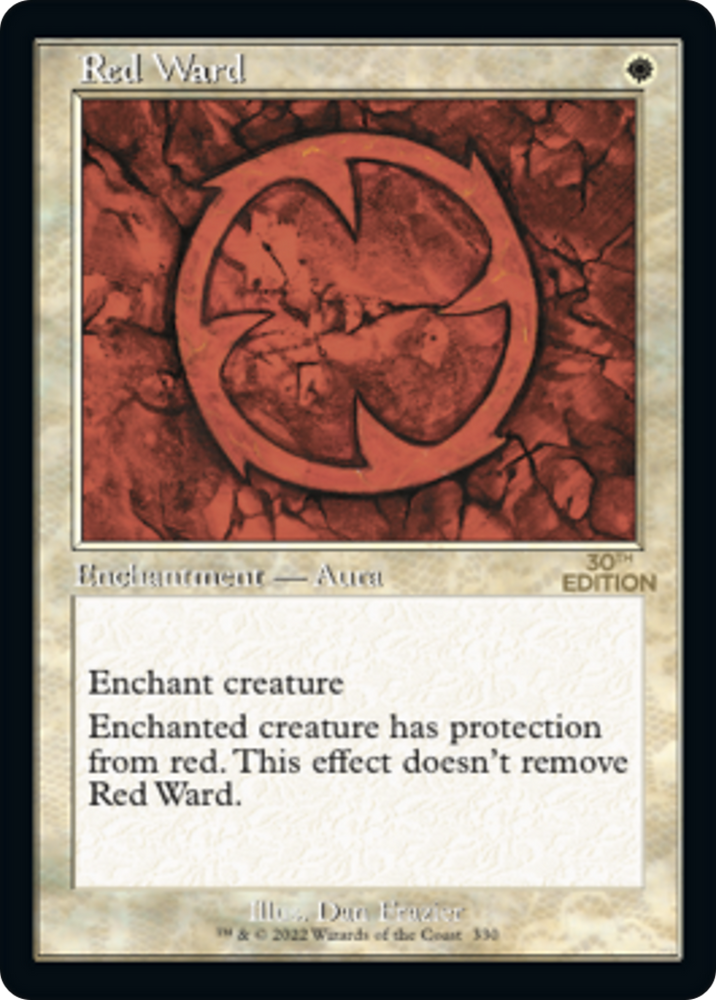 Red Ward (Retro Frame) (30A-330) - 30th Anniversary Edition