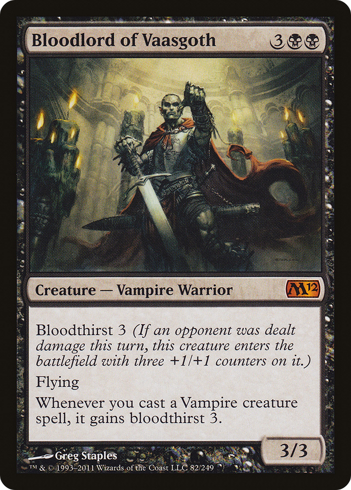 Bloodlord of Vaasgoth (M12-082) - Magic 2012
