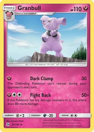 Granbull 091/149  SM Base Set - Uncommon