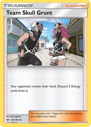 Team Skull Grunt 133/149  SM Base Set - Uncommon