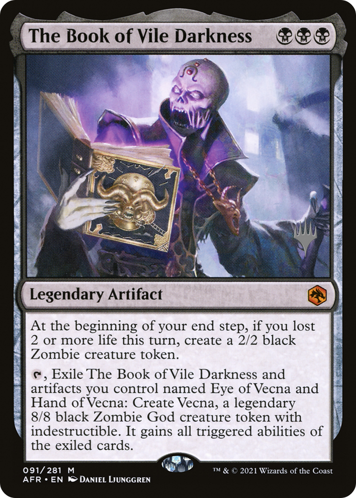 The Book of Vile Darkness (PPAFR-91P) - Adventures in the Forgotten Realms Promos