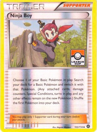 Ninja Boy 103/114  - Reverse Holofoil League & Championship Cards - Promo