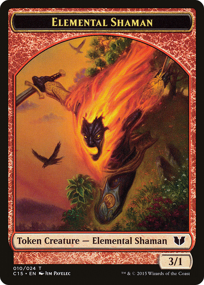 Elemental Shaman (C15-010) - Commander 2015 Tokens