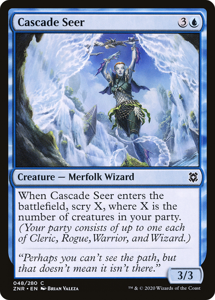 Cascade Seer (ZNR-048) - Zendikar Rising