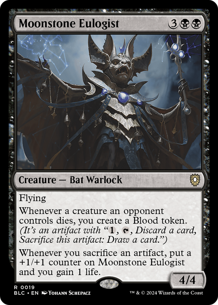 Moonstone Eulogist (BLC-019) - Bloomburrow Commander
