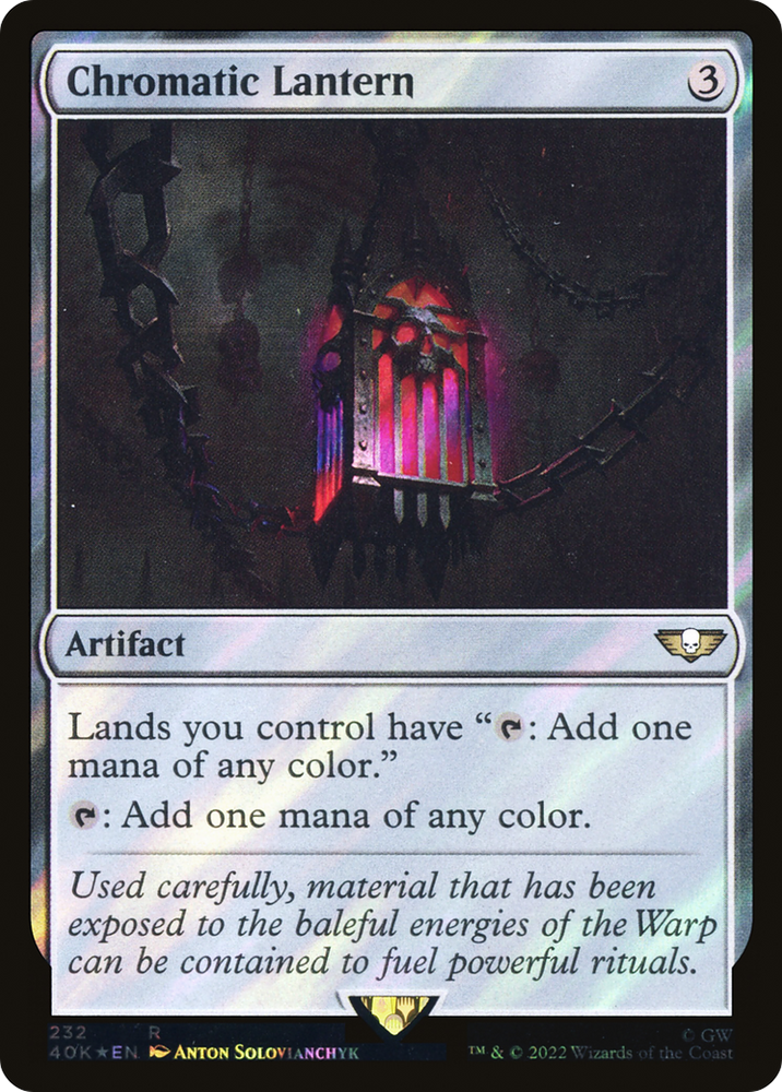 Chromatic Lantern (Surge Foil) (40K-232★) - Warhammer 40,000 Commander Foil